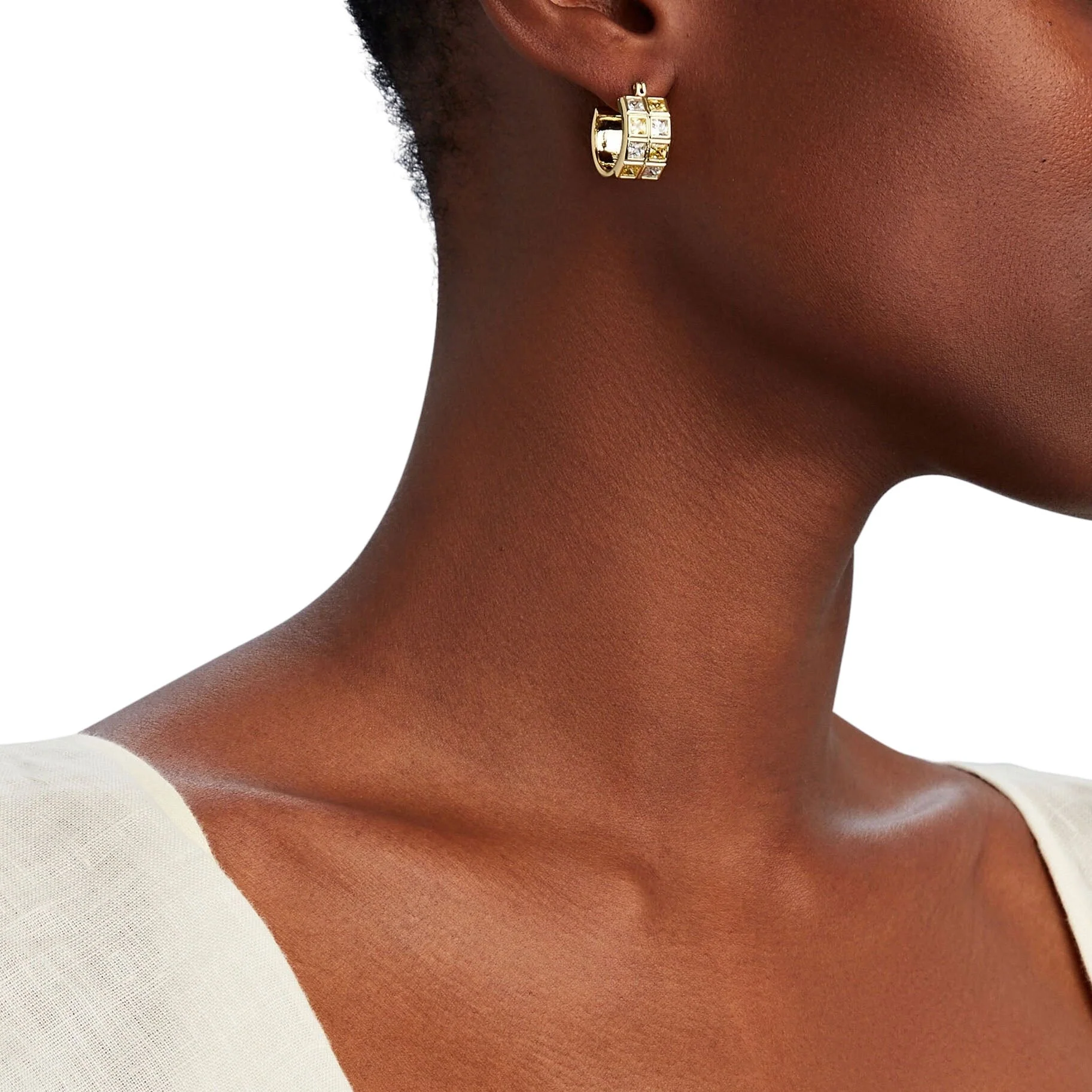 Astor Chunky Huggie Hoops - Image 3