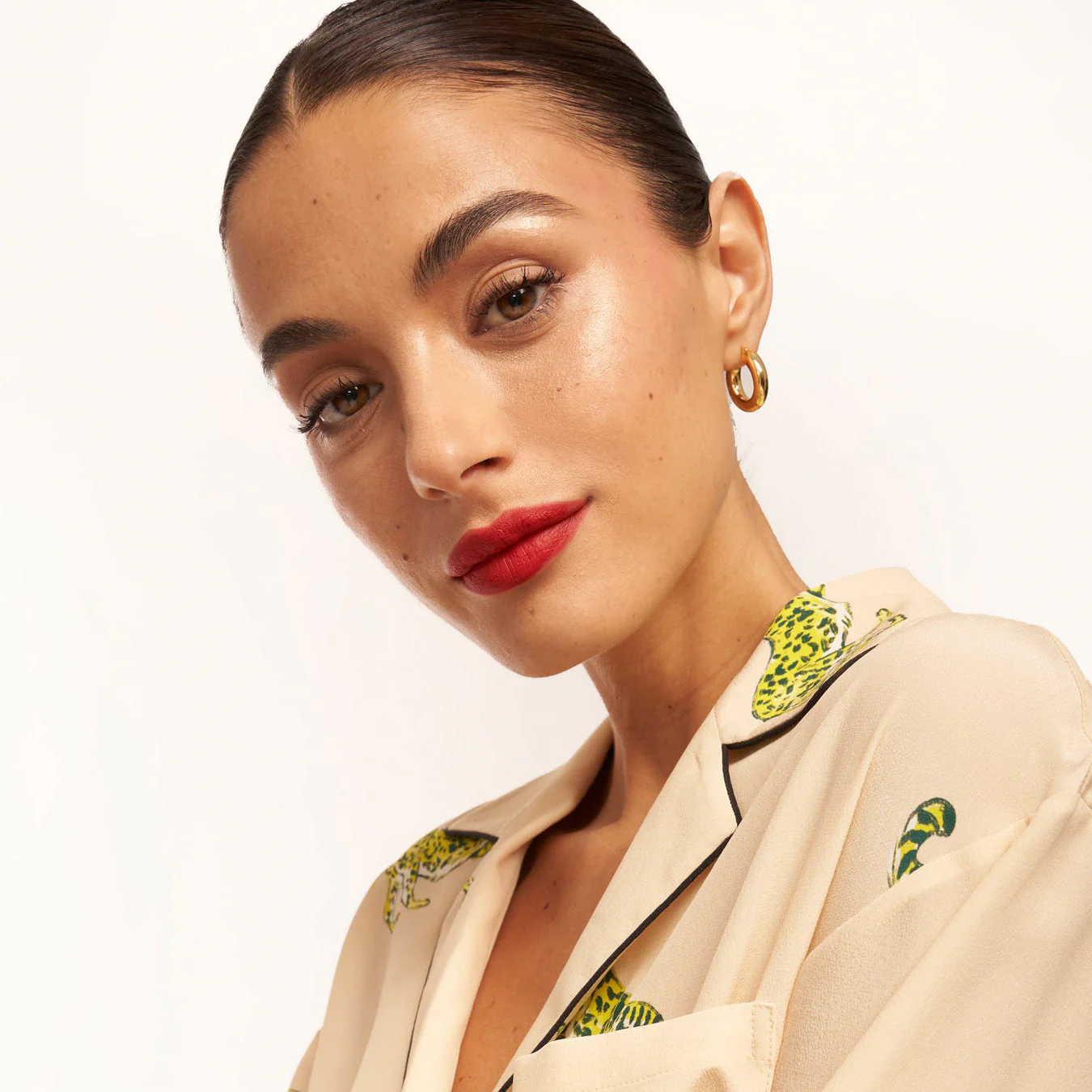 Holly Hollow Hoop Earrings - Image 7