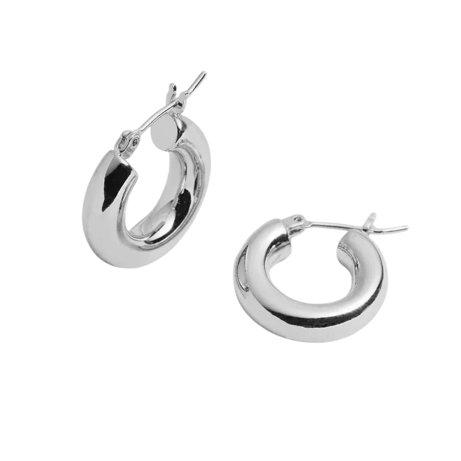Holly Hollow Hoop Earrings - Image 9