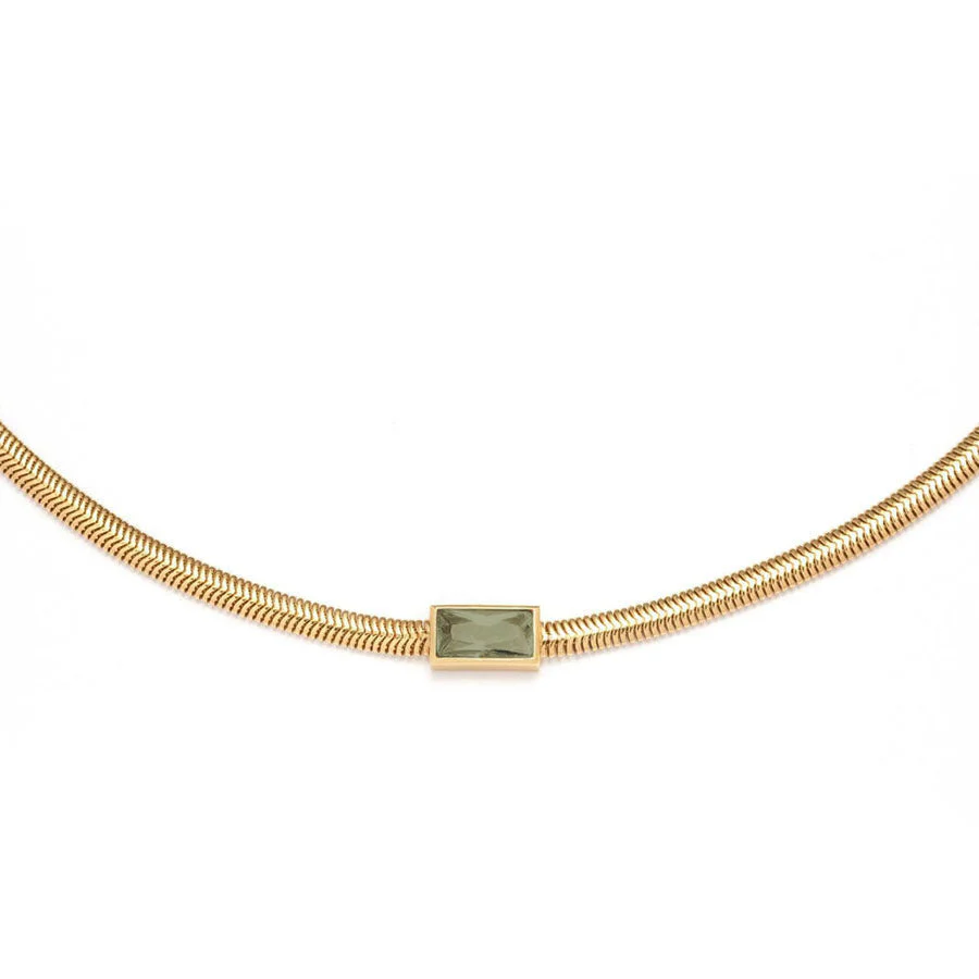 Igi Gold Snake Chain Necklace - Image 5