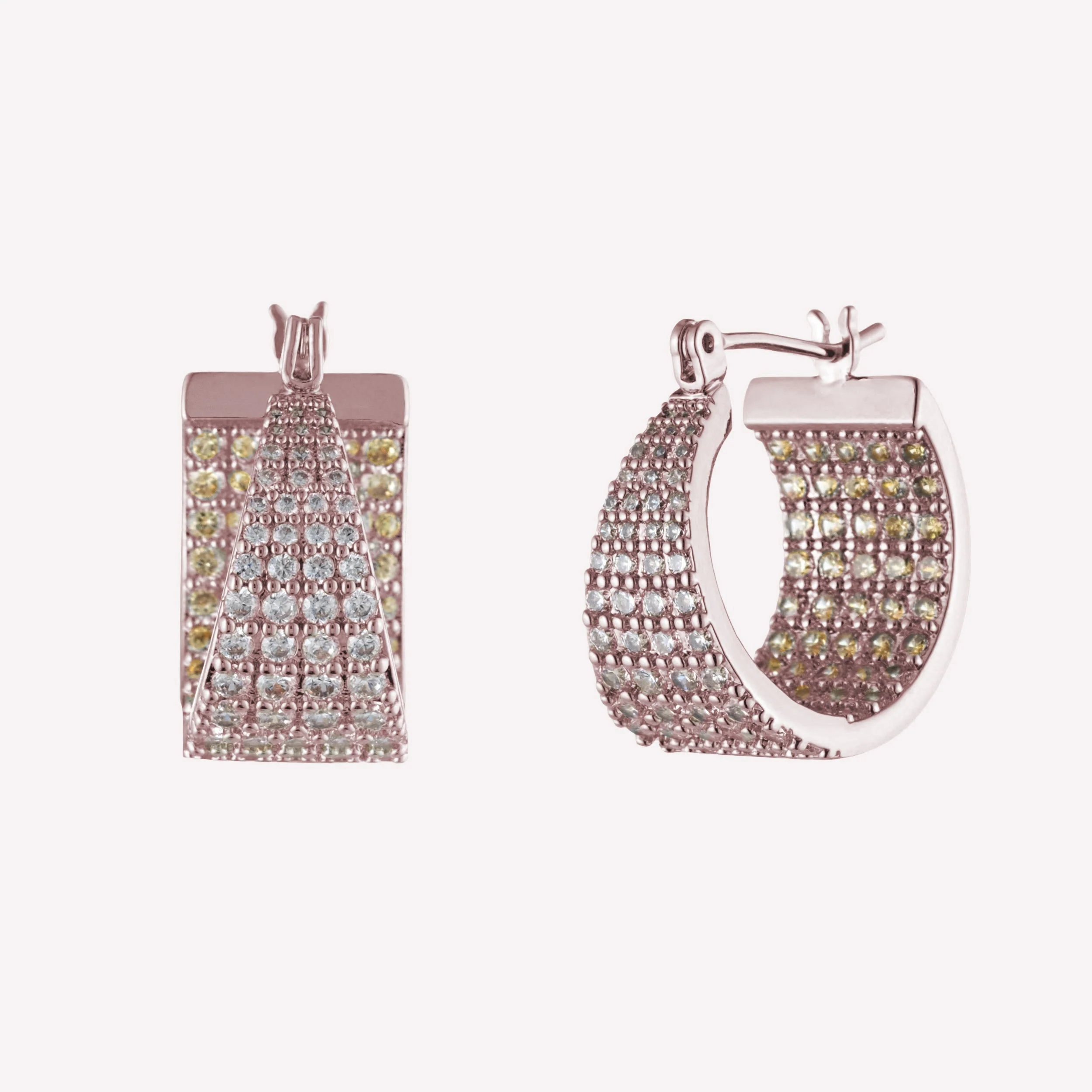 Monet Hinged Hoop Earrings - Image 5