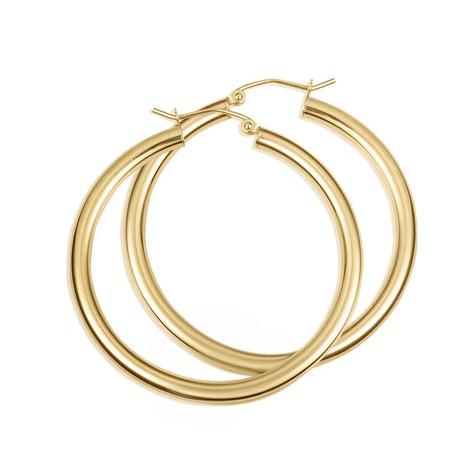 Selena Tube Hoop Earrings - Image 10