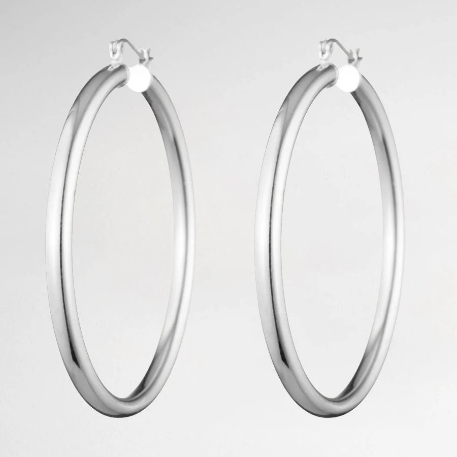 Selena Tube Hoop Earrings - Image 8