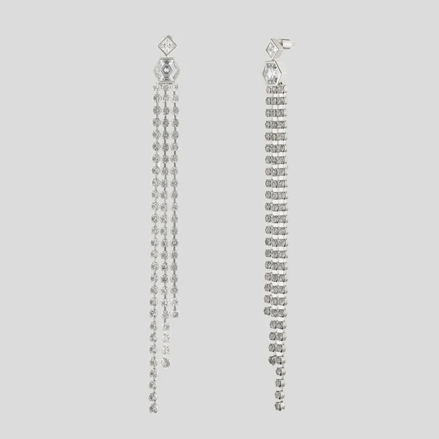 Siobhan Long Dangling Earrings - Image 4